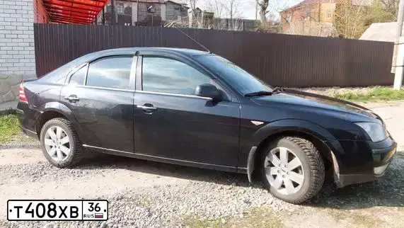 Фото автомобиля FORD MONDEO, 2007 — госномер Е359СК36. Цвет: ЧЕРНЫЙ