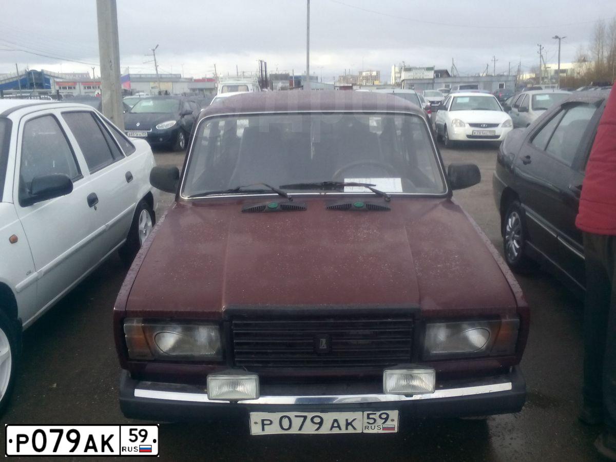 Фото автомобиля LADA 2107, 2007 — госномер Р079АК59. Цвет: ТЕМНО-ВИШНЕВЫЙ