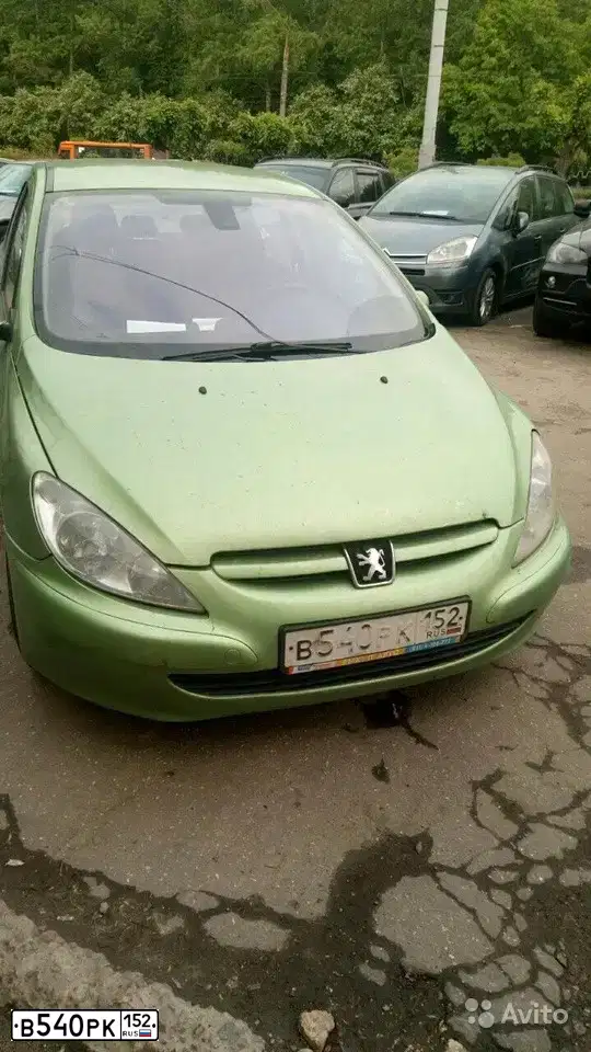 Фото автомобиля PEUGEOT T 307, 2004 — госномер В540РК152. Цвет: СВЕТЛО-ЗЕЛЕНЫЙ