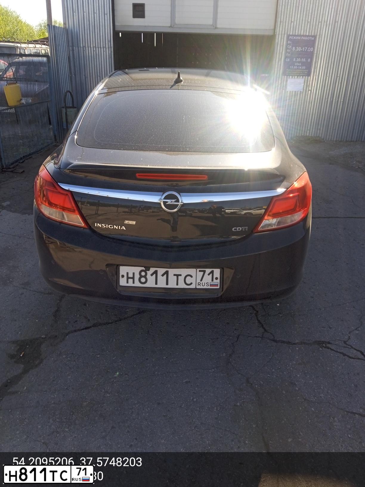 Фото автомобиля OPEL ASTRA, 2008 — госномер С533УВ62