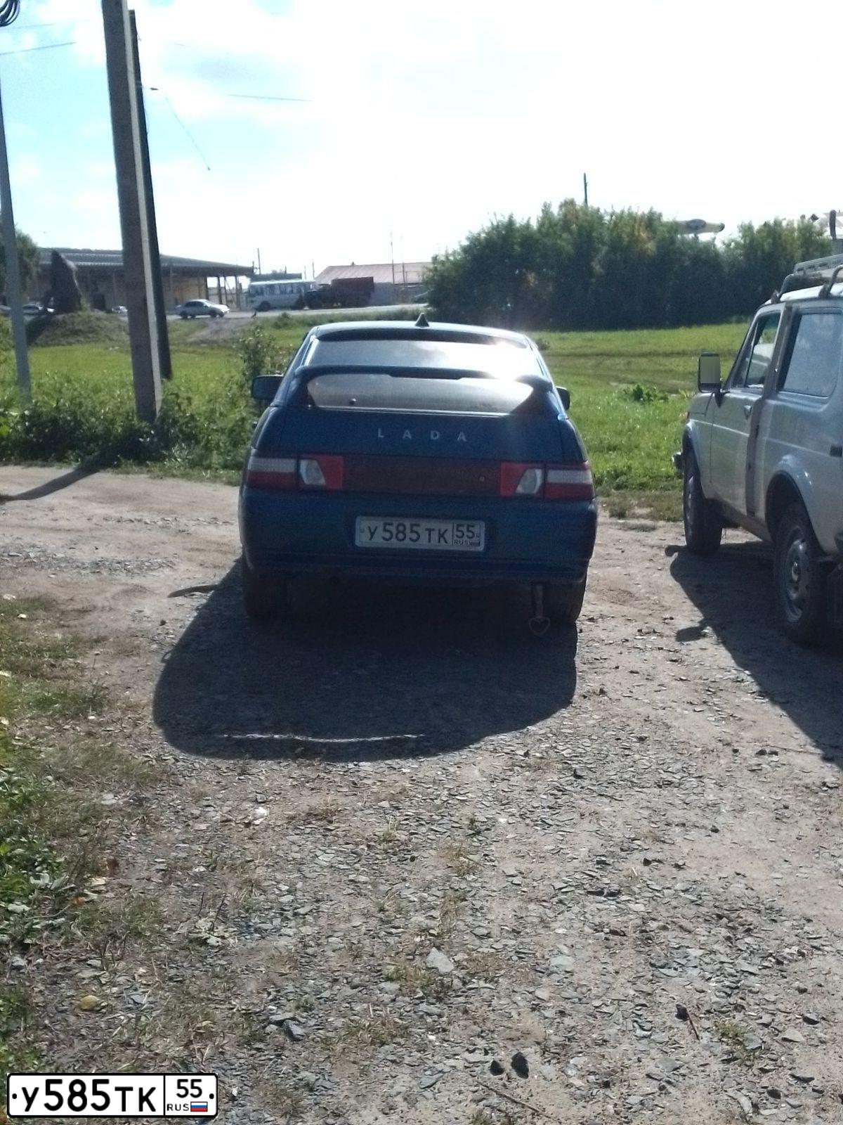 Фото автомобиля LADA 2112, 2007 — госномер А540СА155. Цвет: синий