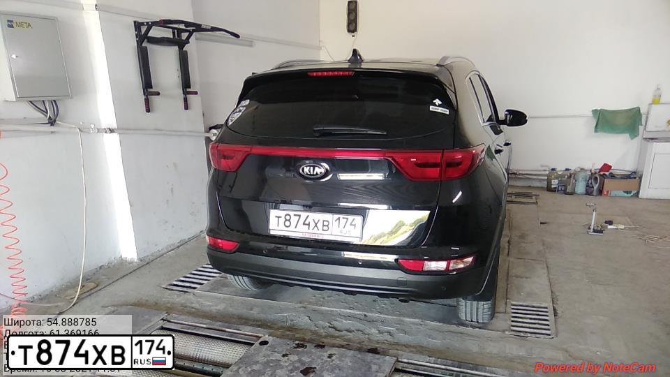 Фото автомобиля KIA SPORTAGE, 2017 — госномер Р502СА159. Цвет: ЧЕРНЫЙ