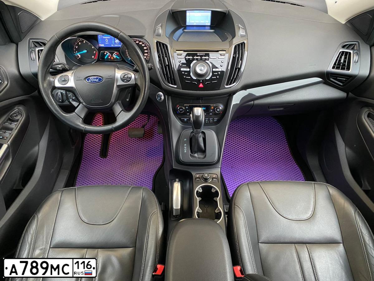 Фото автомобиля FORD KUGA, 2016 — госномер С386ОС164. Цвет: Белый