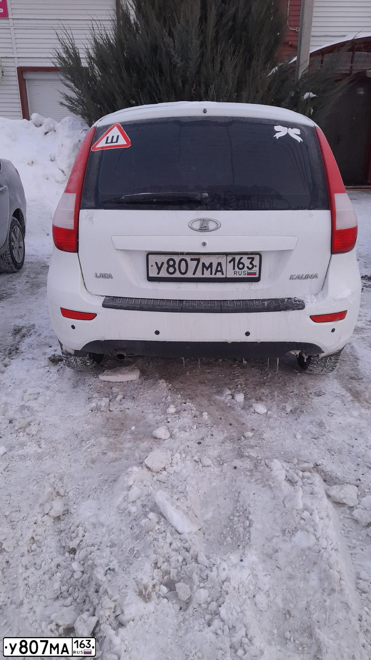 Фото автомобиля LADA KALINA, 2013 — госномер М070РВ763. Цвет: Белый