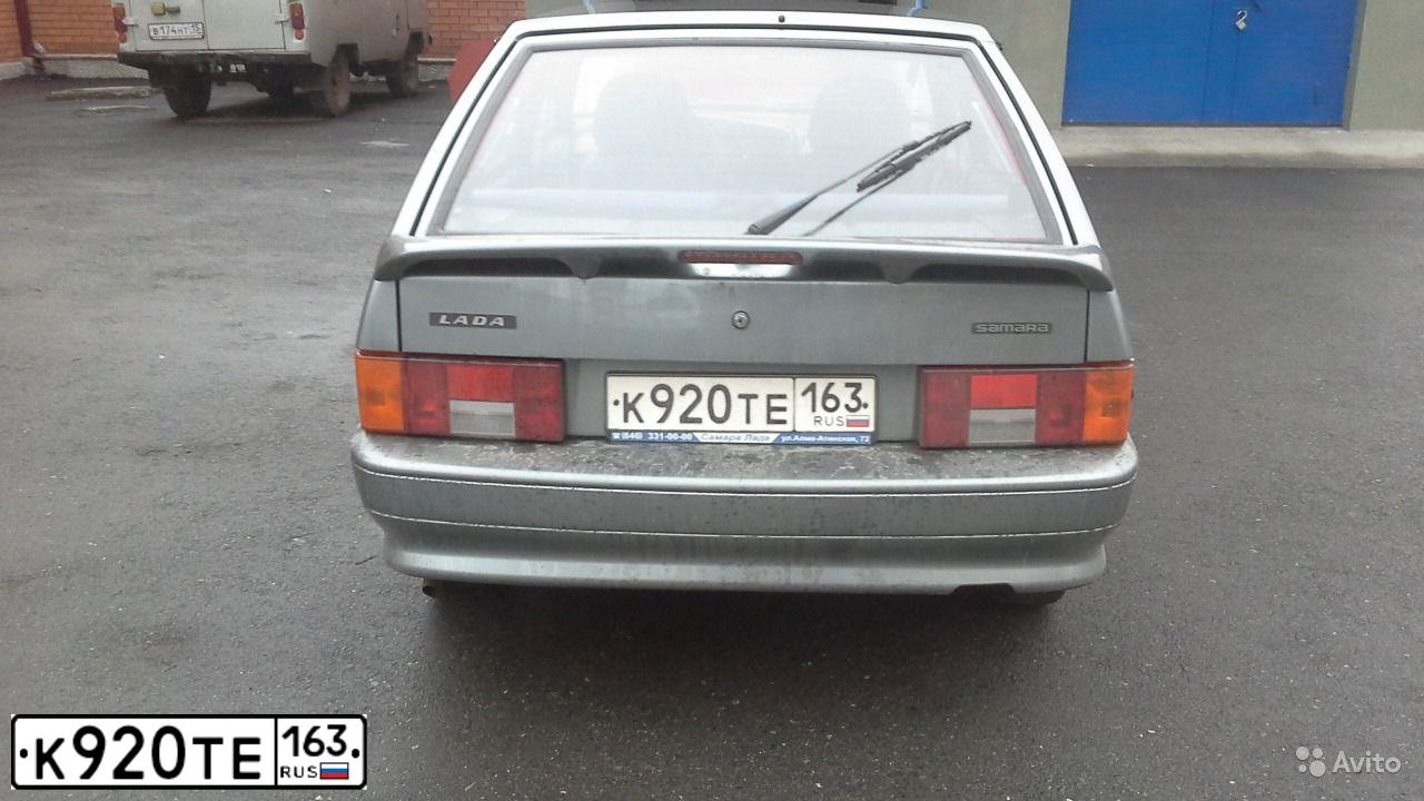 Фото автомобиля LADA 2114 SAMARA, 2008 — госномер К920ТЕ163. Цвет: средний серо-зеленый металлик