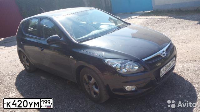 Фото автомобиля HYUNDAI I30, 2009 — госномер М048МТ67. Цвет: ЧЕРНЫЙ
