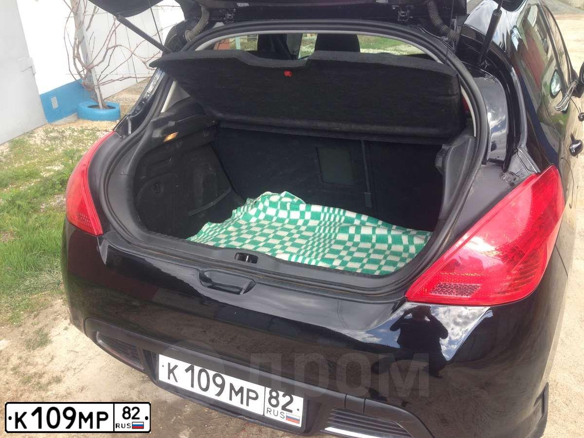 Фото автомобиля PEUGEOT 308, 2010 — госномер К109МР82. Цвет: ЧЕРНЫЙ