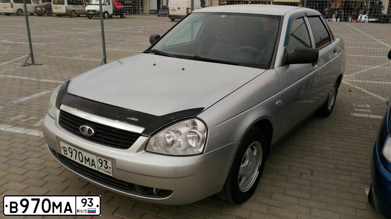Фото автомобиля LADA 2170 PRIORA, 2008 — госномер В970МА93. Цвет: СВЕТЛО-СЕРЕБРИСТЫЙ МЕТАЛЛ
