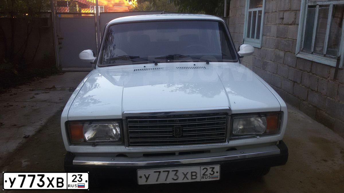 Фото автомобиля LADA 2107, 2004 — госномер С665ОТ193. Цвет: Белый