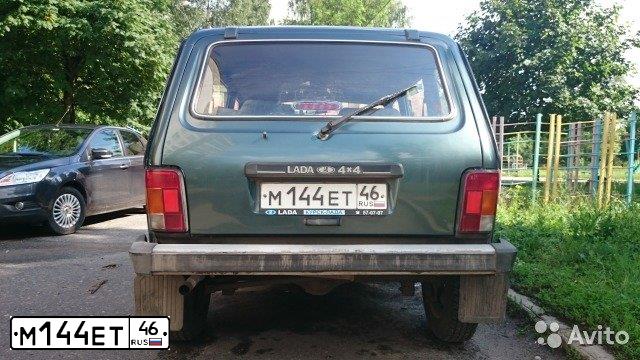 Фото автомобиля LADA 2131 NIVA, 2010 — госномер М144ЕТ46. Цвет: СЕРО-СИНЕ-ЗЕЛЕНЫЙ
