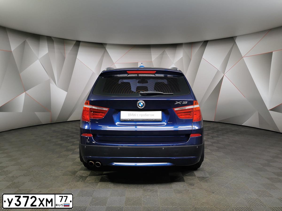Фото автомобиля BMW X3, 2013 — госномер Р650ЕА977. Цвет: синий