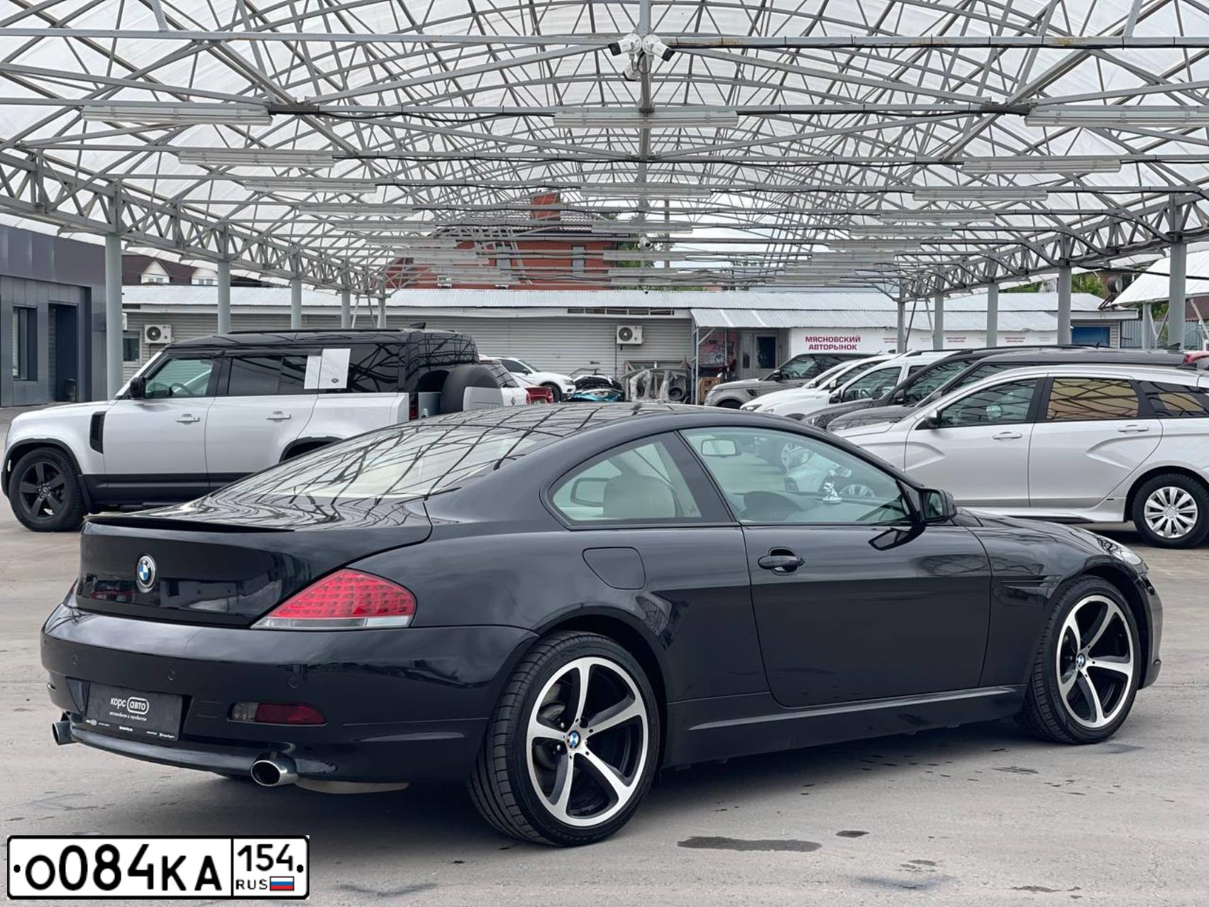 Фото автомобиля BMW SERIE 6, 2006 — госномер У084ХР57. Цвет: ЧЕРНЫЙ