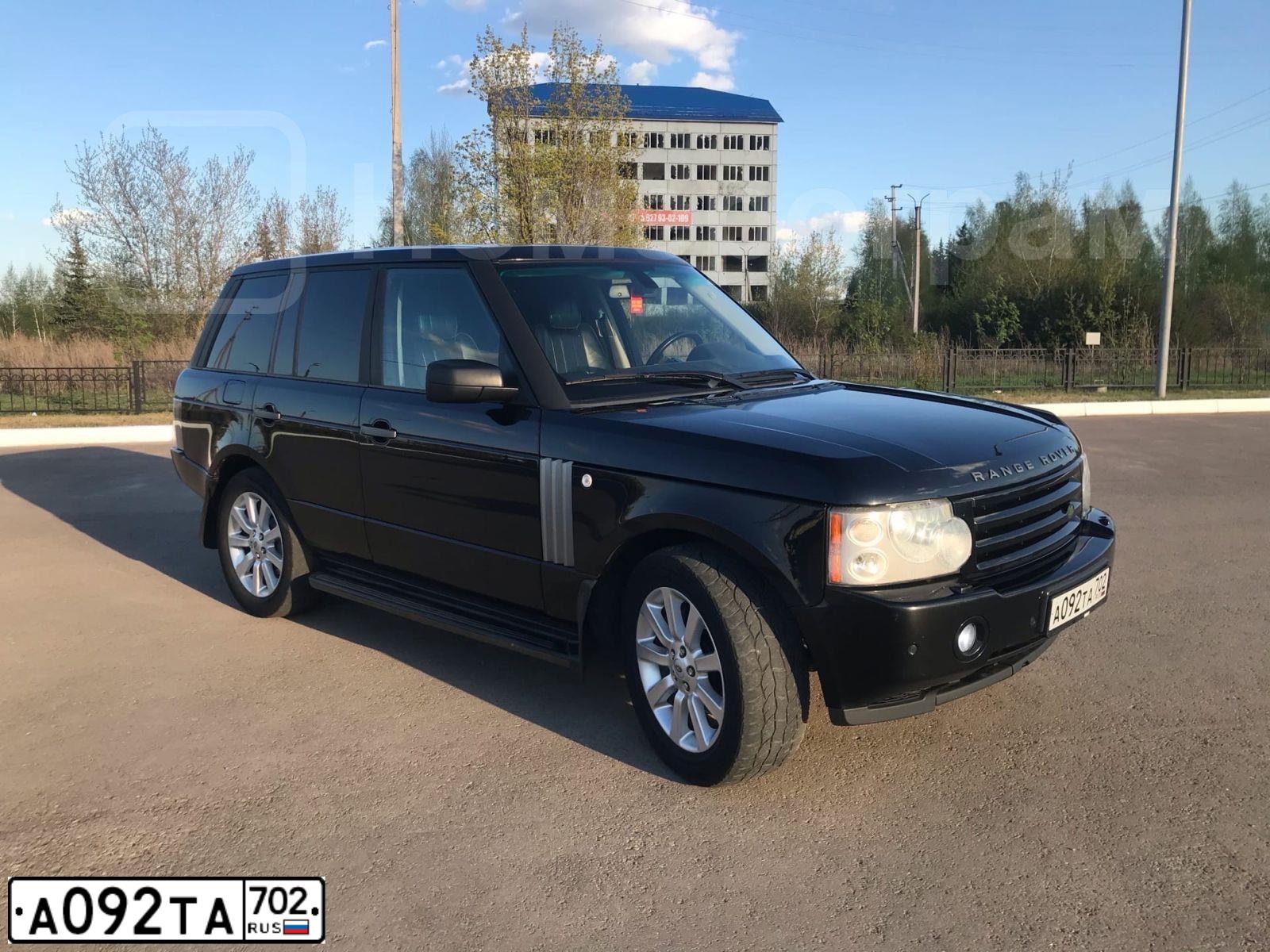 Фото автомобиля LANDROVER RANGE ROVER, 2008 — госномер М937ТК716. Цвет: ЧЕРНЫЙ