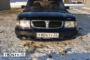 Фото автомобиля GAZ 3110 WOLGA, 2000 — госномер С859МР22. Цвет: синий