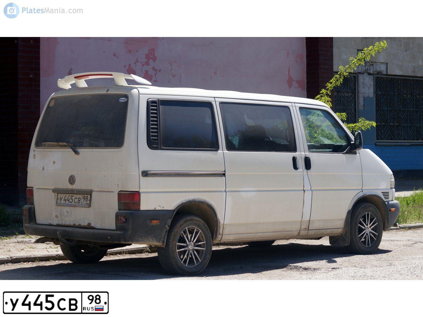 Фото автомобиля VOLKSWAGEN TRANSPORTER, 1997 — госномер Н325ТА60
