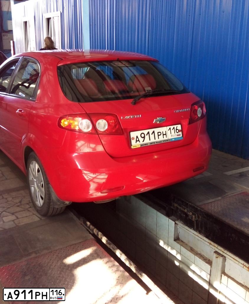 Фото автомобиля CHEVROLET LACETTI, 2007 — госномер А911РН116