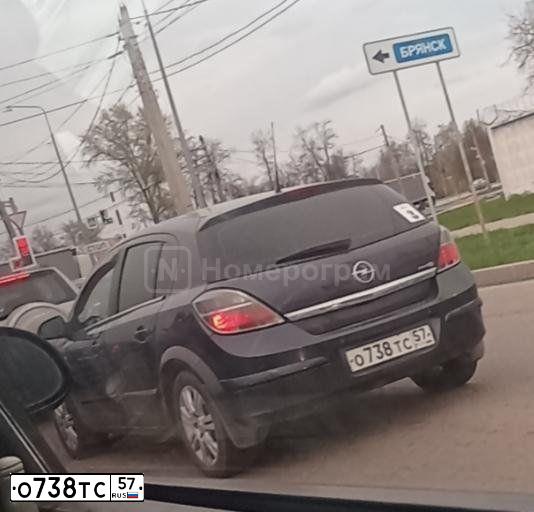 Фото автомобиля OPEL ASTRA, 2011 — госномер О738ТС57