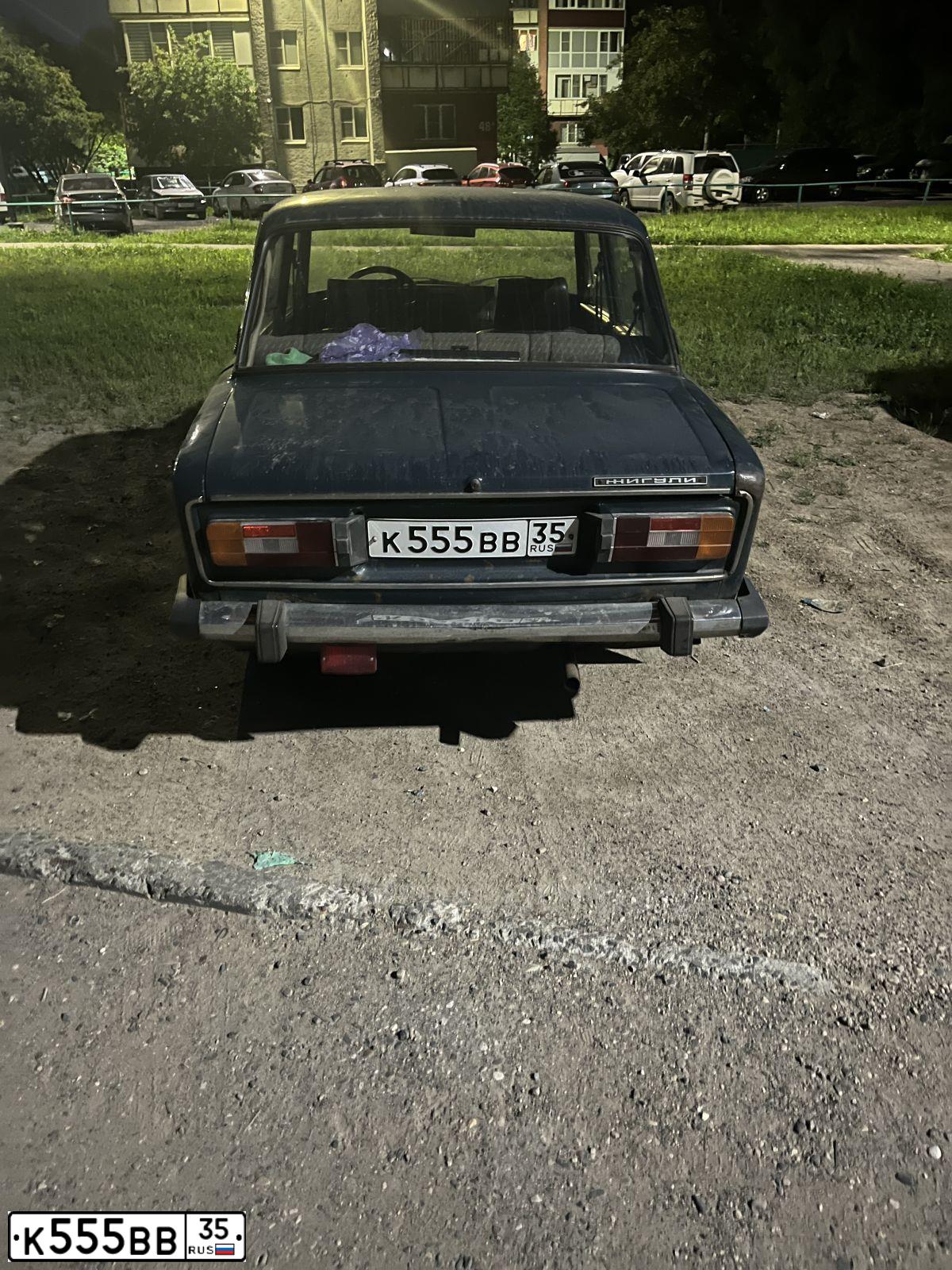 Фото автомобиля LADA 2109 SAMARA, 1999 — госномер К555ВВ35. Цвет: синий