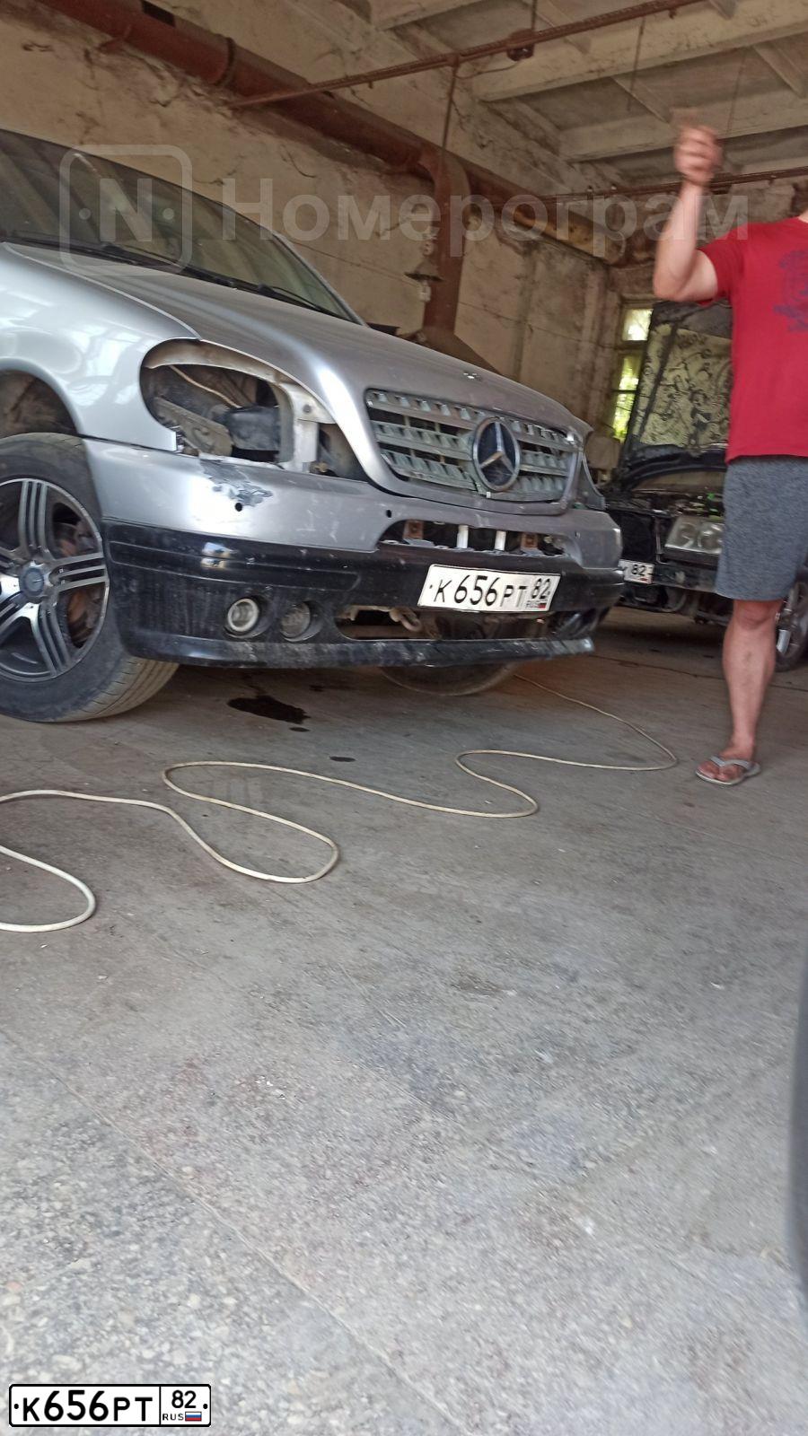 Фото автомобиля MERCEDES-BENZ ML320, 2001 — госномер В743ЕР92