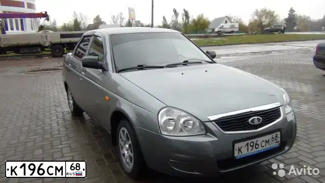 Фото автомобиля LADA 2170 PRIORA, 2008 — госномер М413ТУ48. Цвет: СРЕДНИЙ СЕРО-ЗЕЛЕНЫЙ МЕТАЛЛ