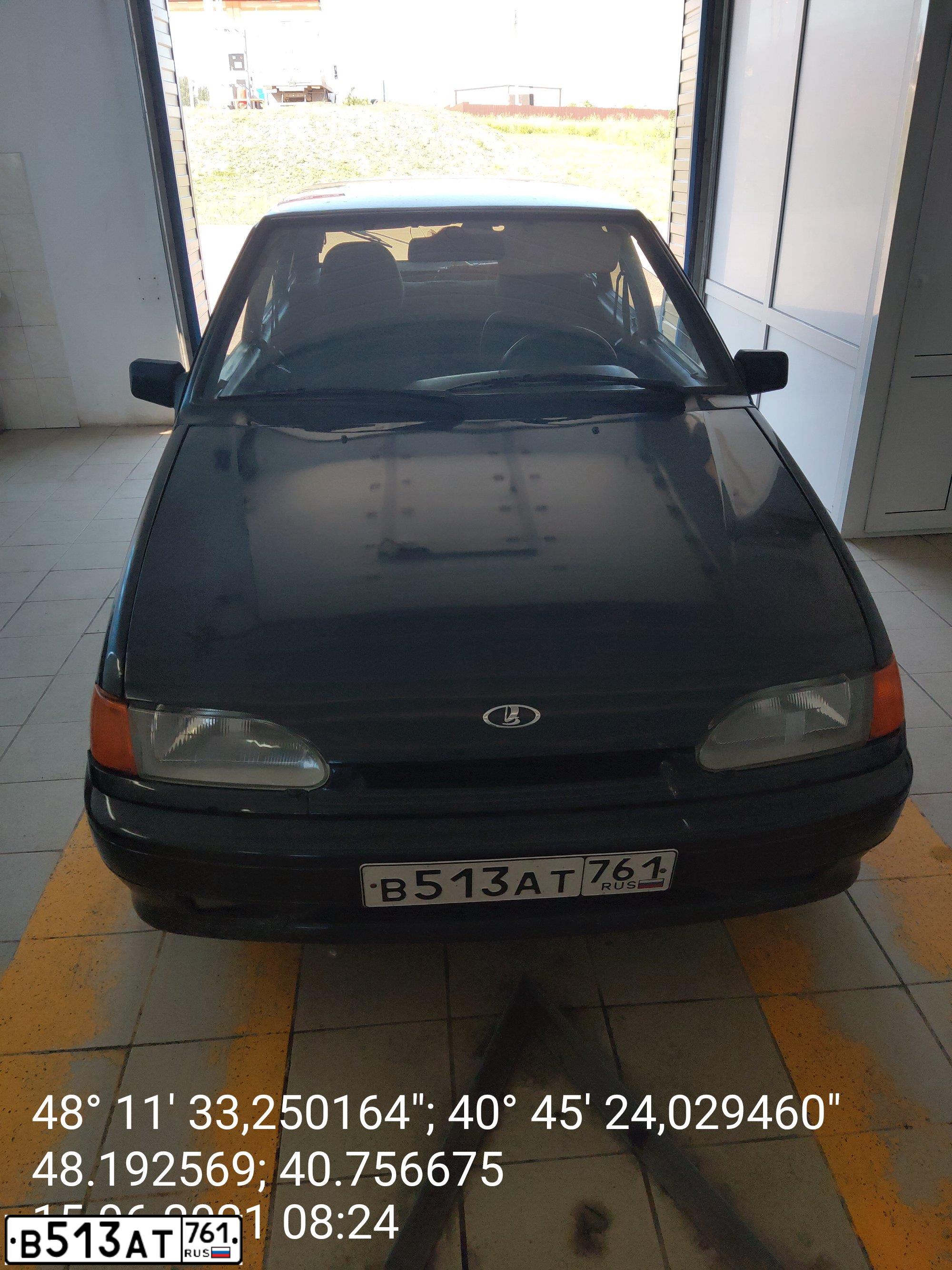 Фото автомобиля LADA 2114 SAMARA, 2008 — госномер В513АТ761. Цвет: ГРАФИТОВЫЙ МЕТАЛЛИК