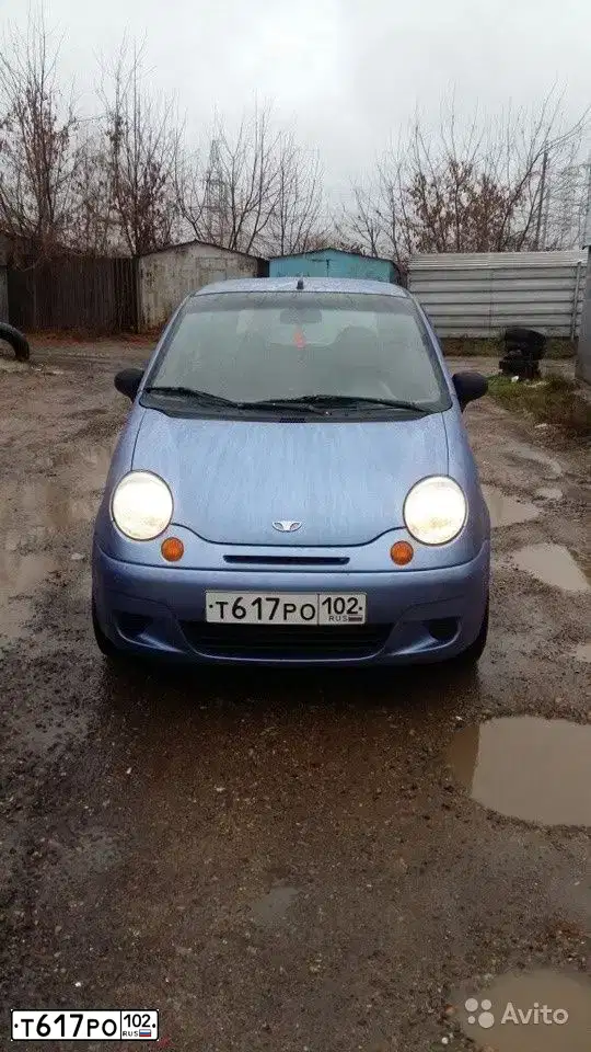 Фото автомобиля DAEWOO MATIZ, 2006 — госномер С931ЕМ198. Цвет: Перламутрово-голубой