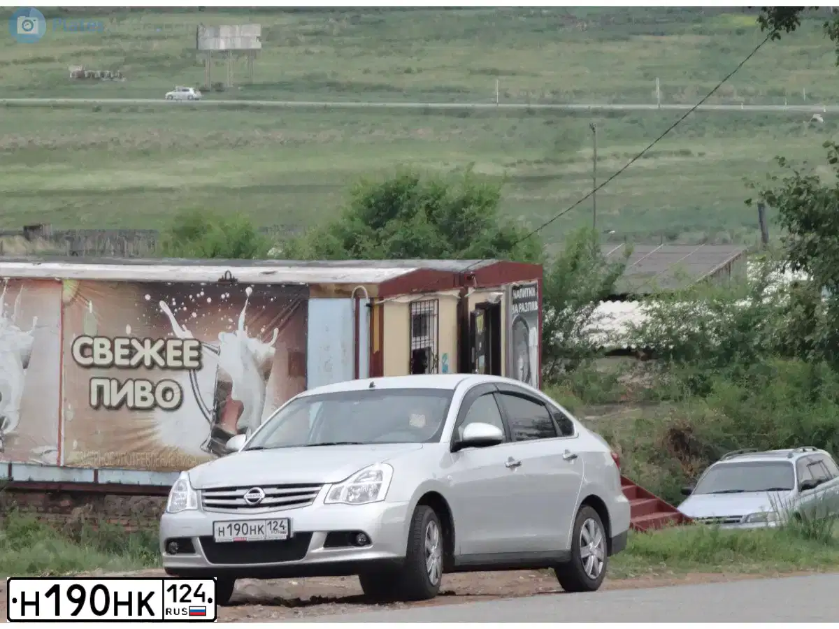 Фото автомобиля NISSAN ALMERA /AVTOVAZ/, 2016 — госномер К275ОО124. Цвет: СЕРЕБРИСТЫЙ