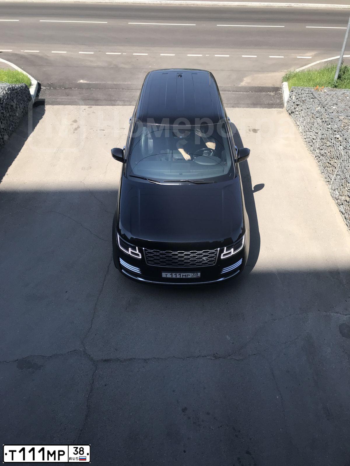 Фото автомобиля AUDI Q7, 2007 — госномер Т111МР38. Цвет: ЧЕРНЫЙ