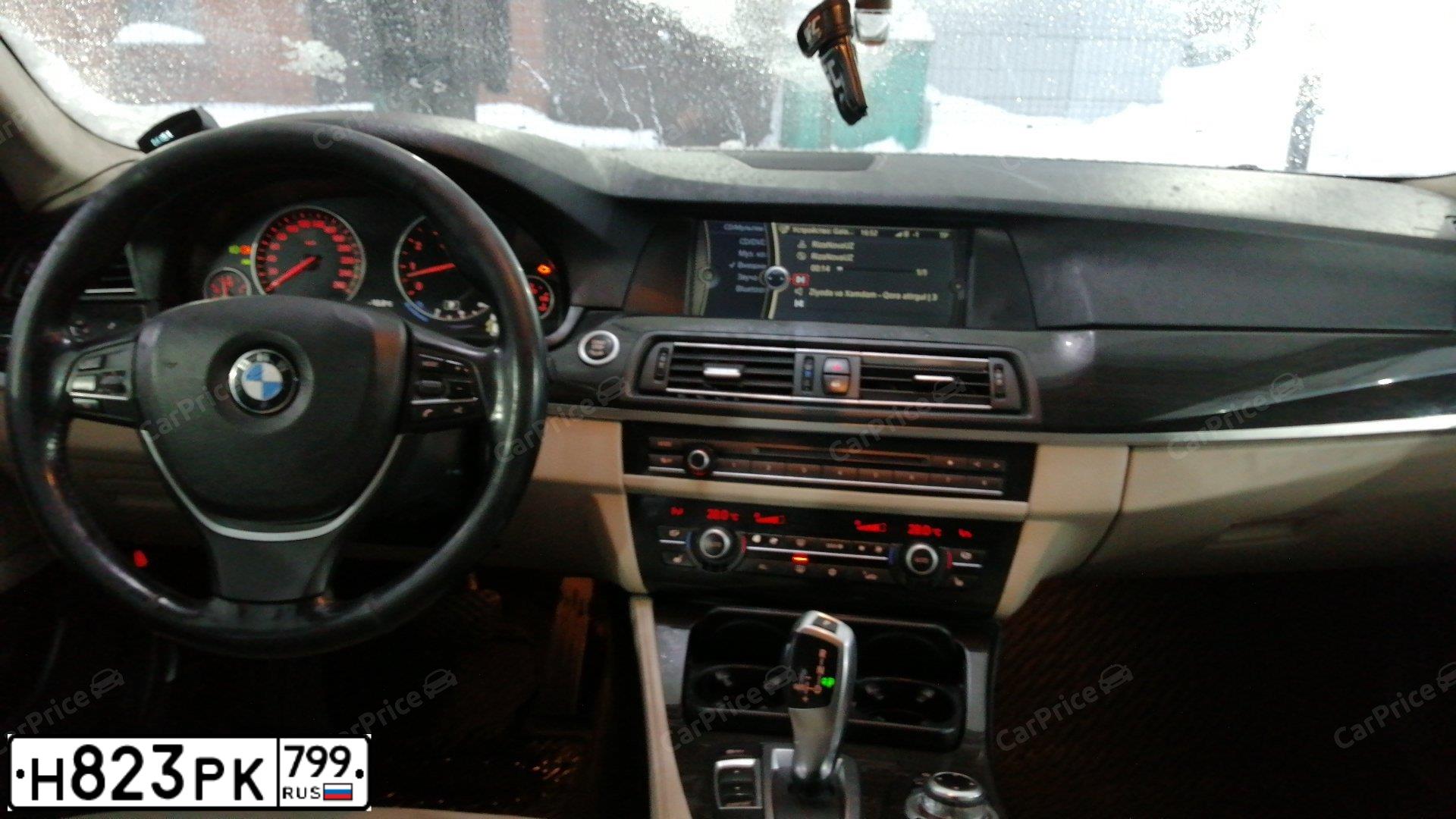 Фото автомобиля BMW SERIE 5, 2011 — госномер С022АМ550. Цвет: ЧЕРНЫЙ