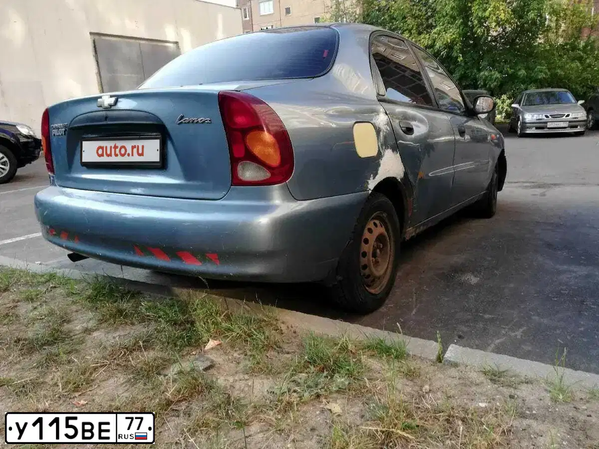 Фото автомобиля ZAZ LANOS, 2008 — госномер В168КМ07. Цвет: СЕРЫЙ