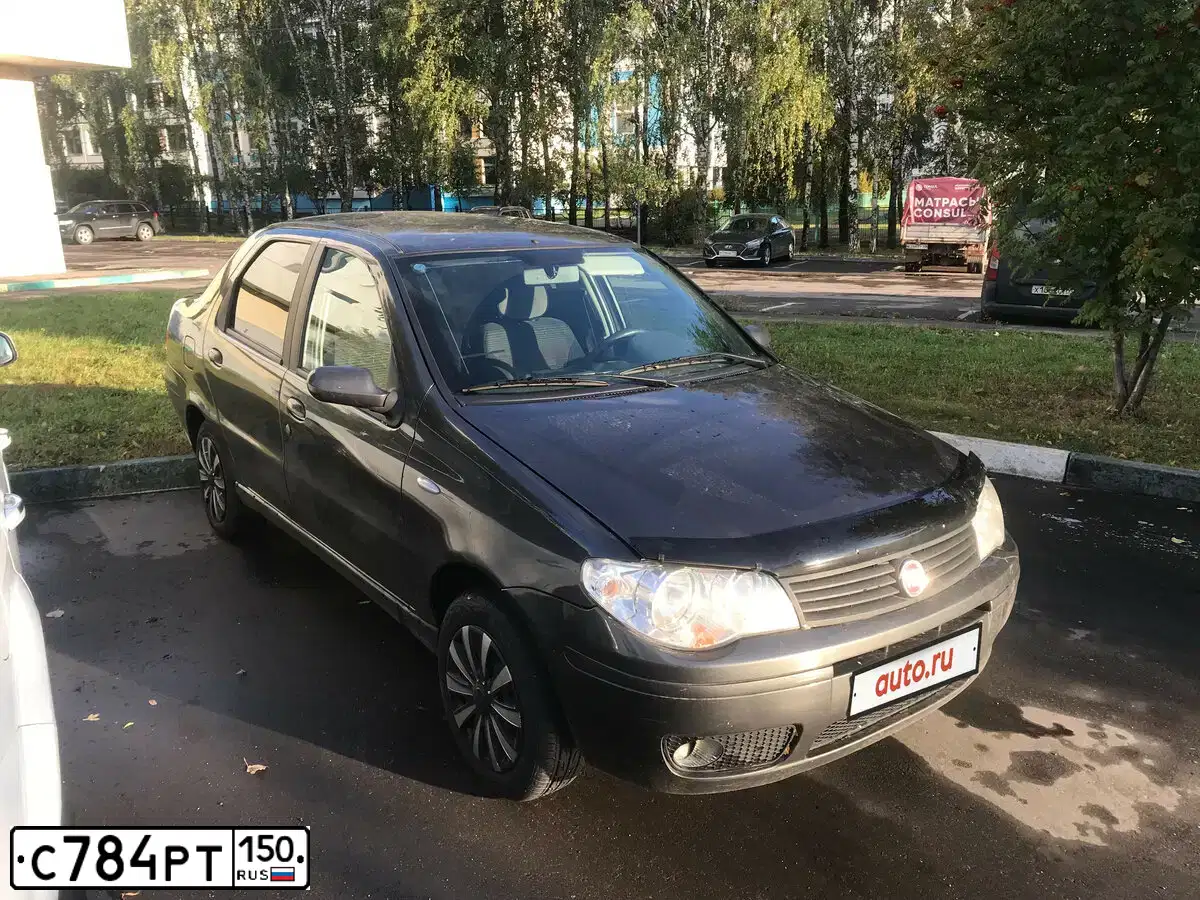 Фото автомобиля FIAT ALBEA, 2008 — госномер С784РТ150. Цвет: СЕРЫЙ АНДЕРГРАУНД
