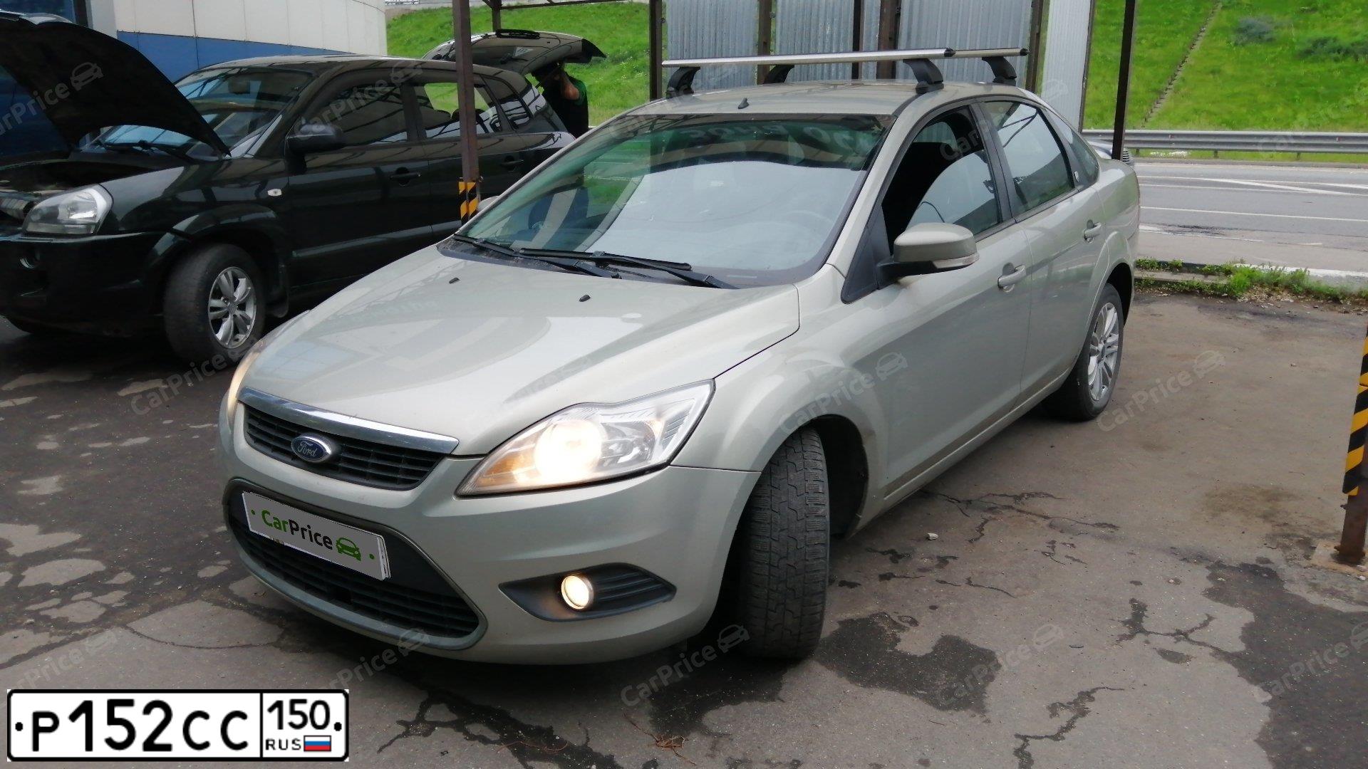 Фото автомобиля FORD FOCUS, 2008 — госномер Р228МУ07. Цвет: БЕЖЕВЫЙ