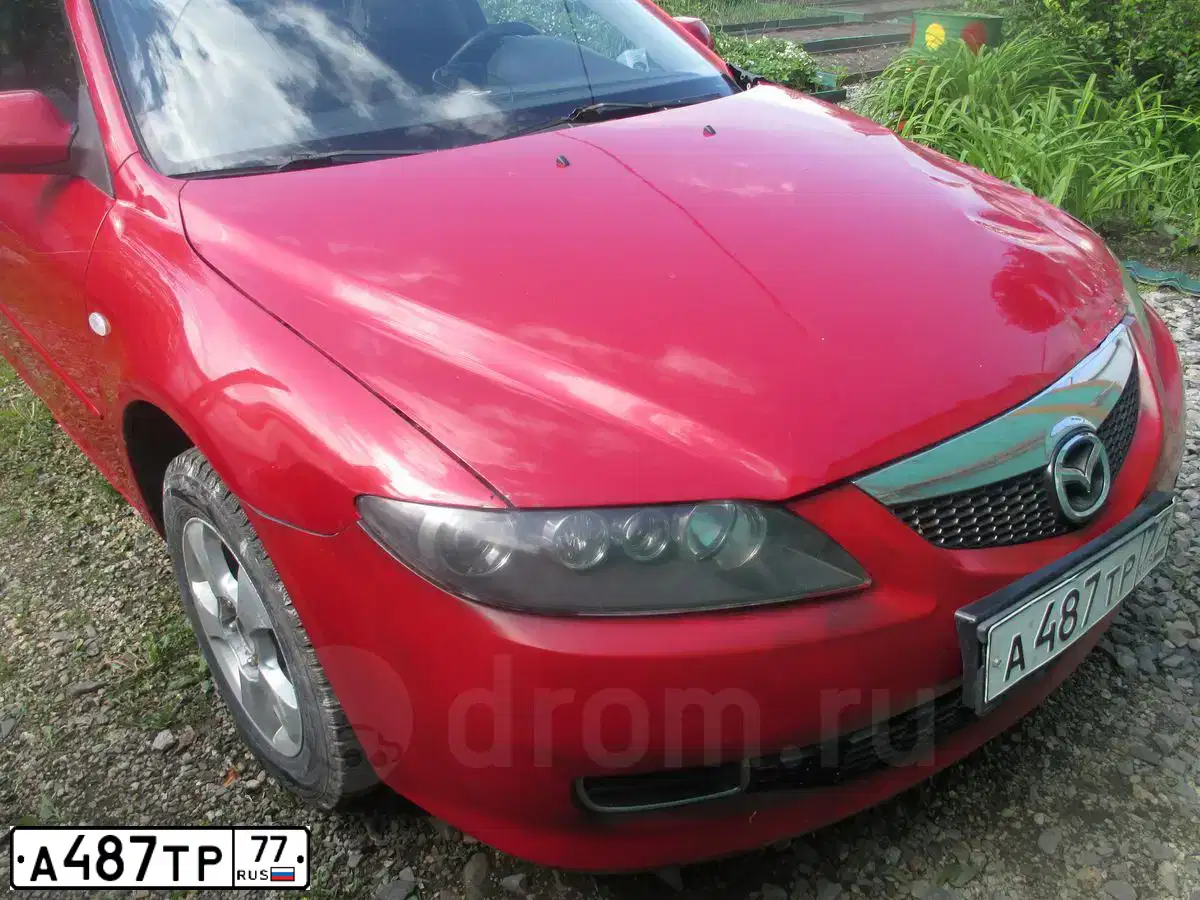 Фото автомобиля MAZDA 6, 2006 — госномер В903НУ142. Цвет: Красный