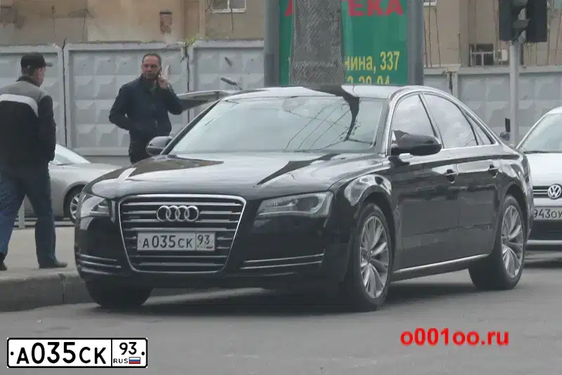 Фото автомобиля AUDI A8, 2012 — госномер С900ММ123. Цвет: ЧЕРНЫЙ