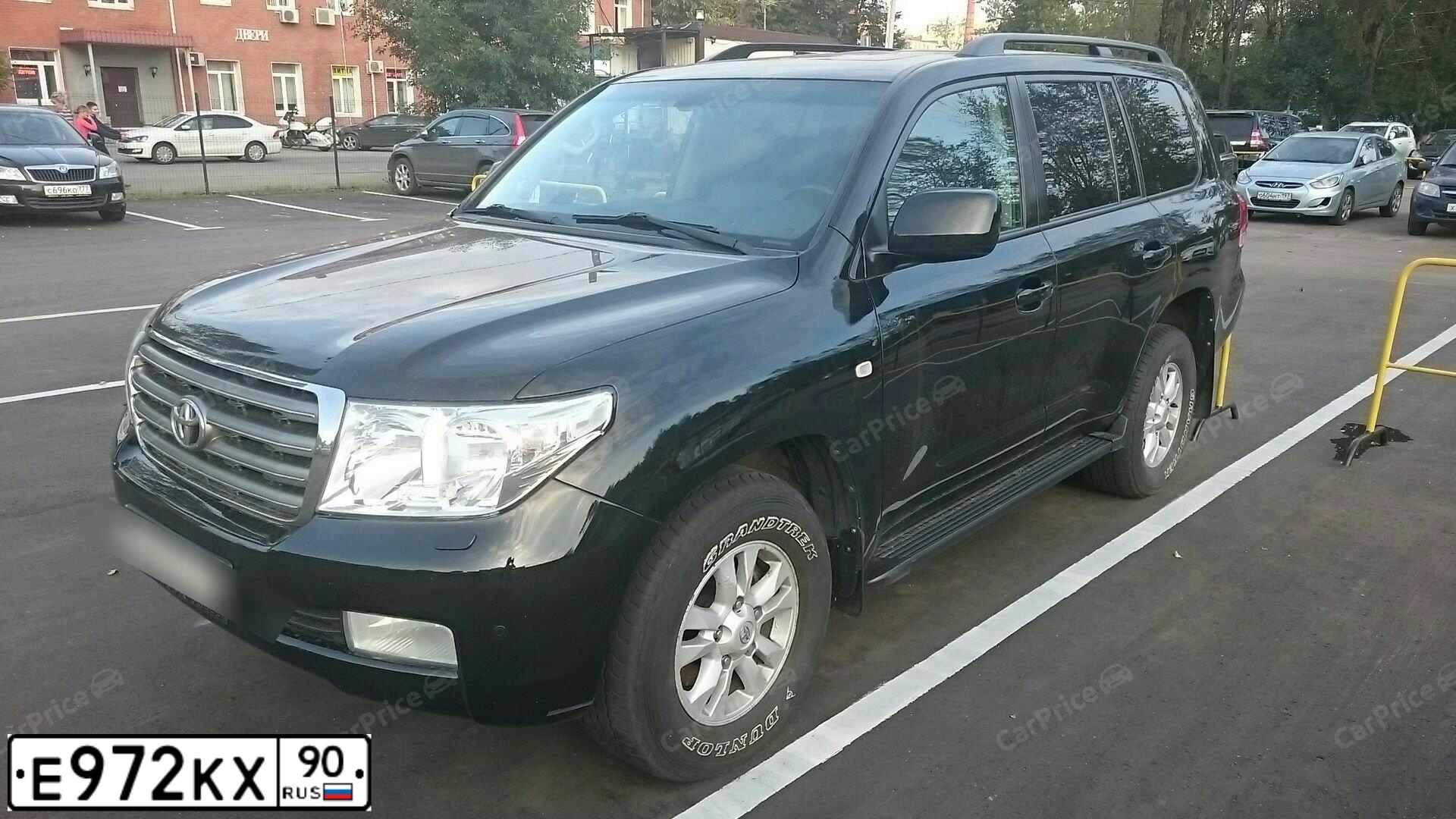 Фото автомобиля TOYOTA LAND CRUISER 100, 2005 — госномер А452СН67. Цвет: ЧЕРНЫЙ