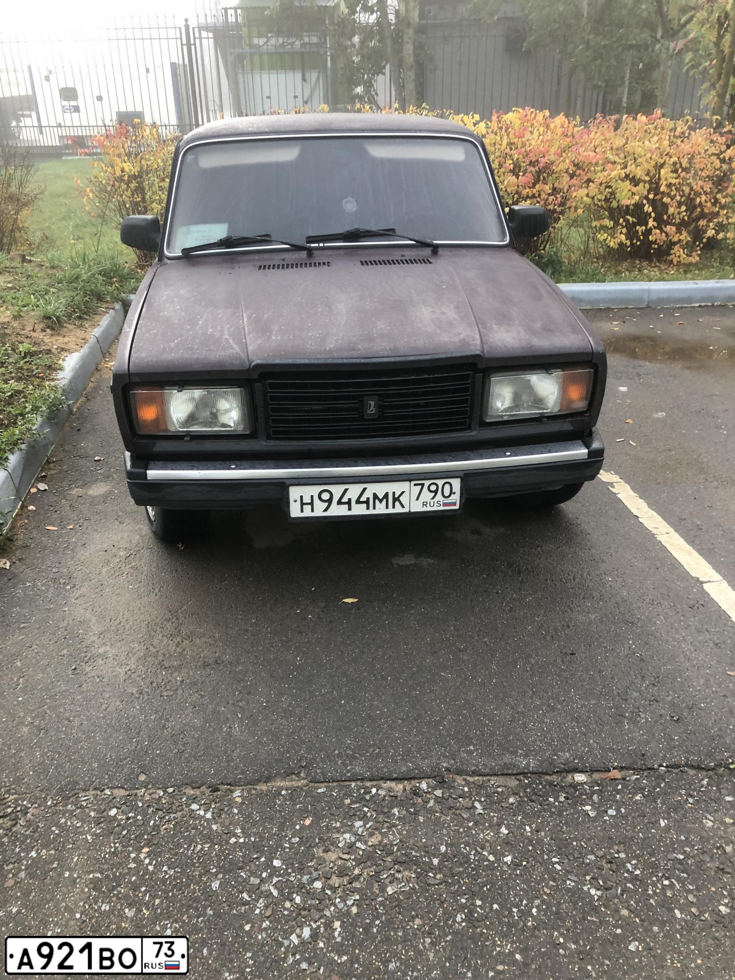 Фото автомобиля LADA 2107, 2009 — госномер Е267РР790