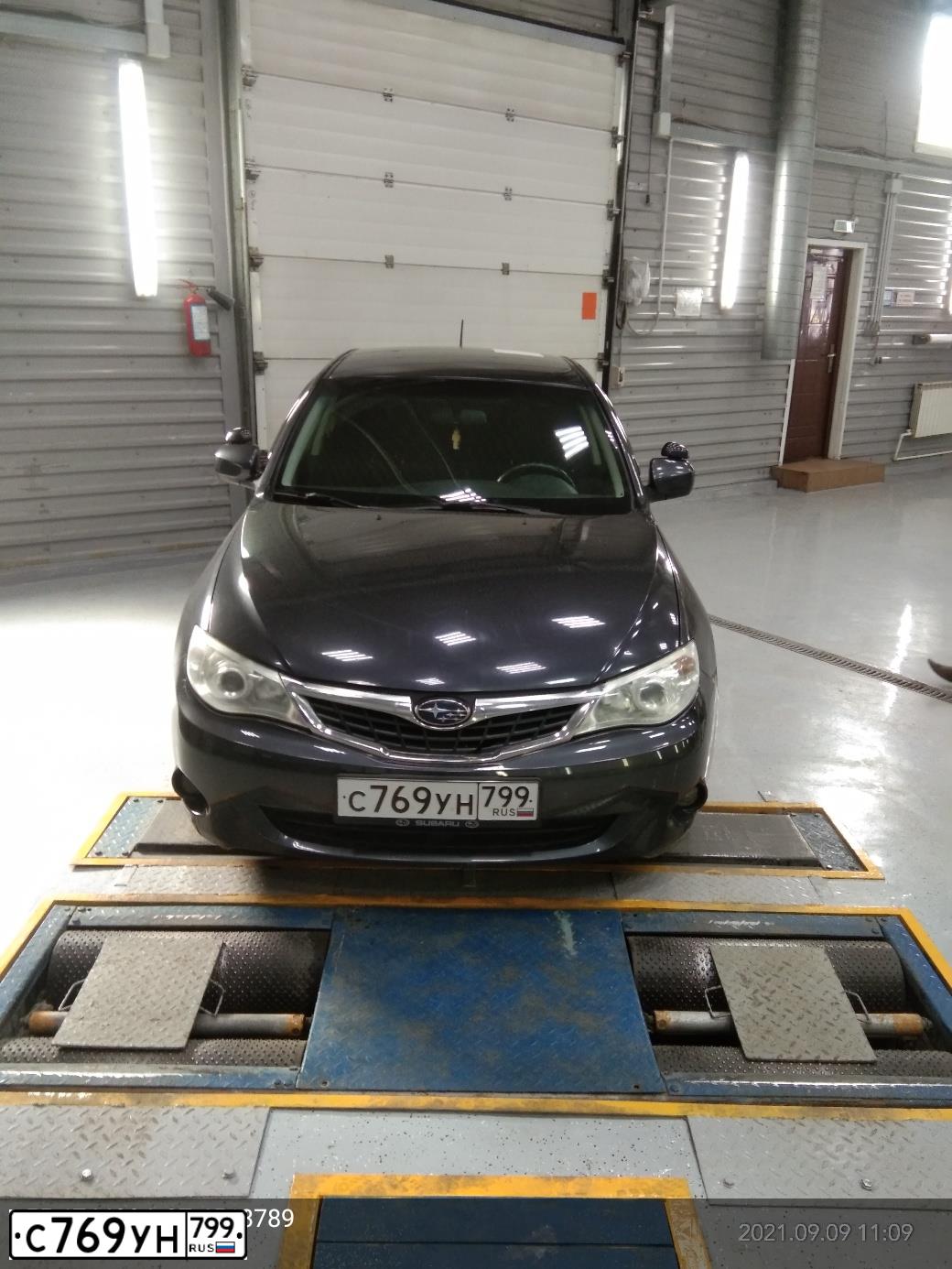 Фото автомобиля SUBARU IMPREZA, 2008 — госномер Т387РМ58