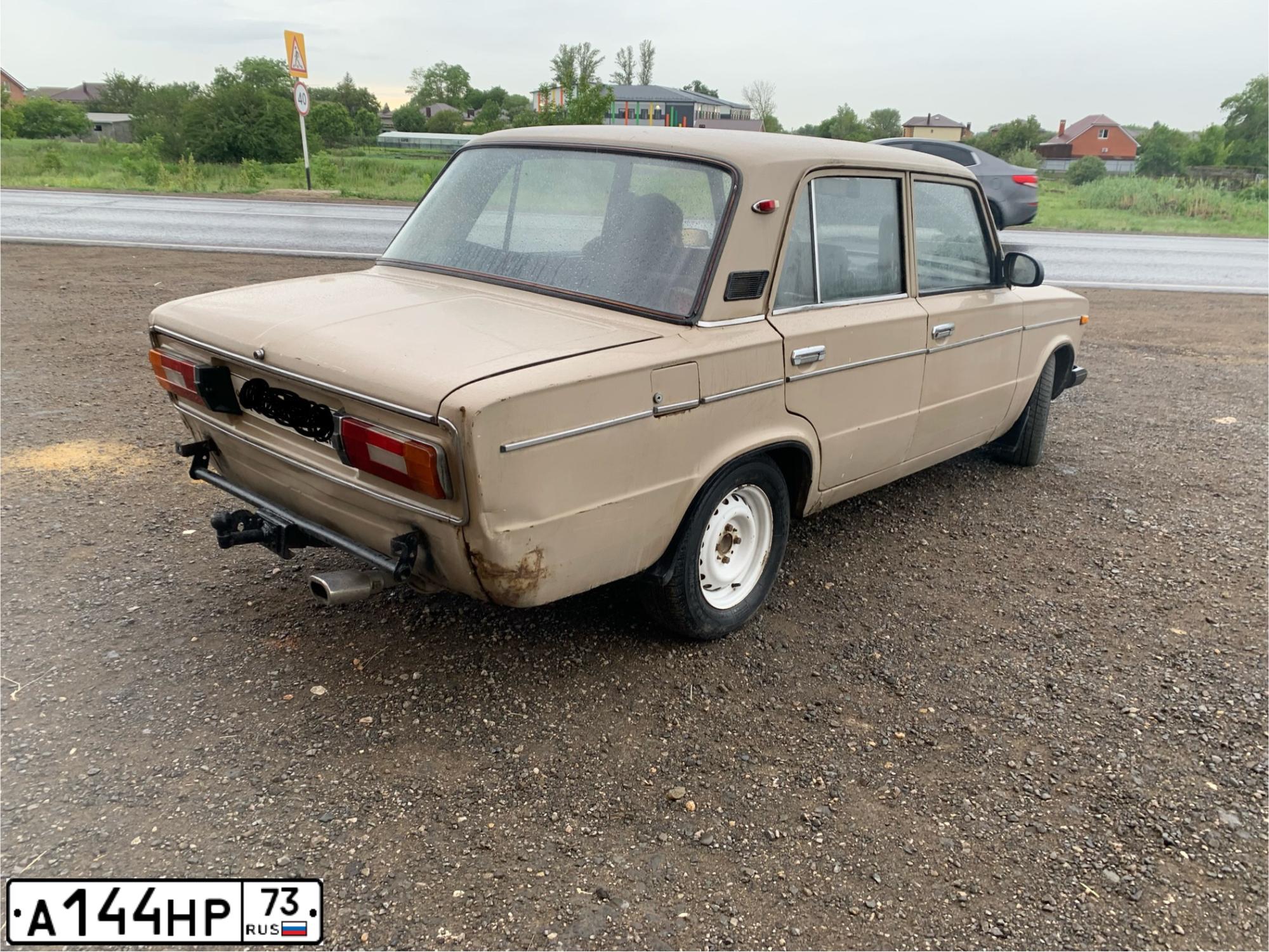 Фото автомобиля LADA 2106, 1991 — госномер А144НР73. Цвет: БЕЖЕВЫЙ ТЕМНЫЙ