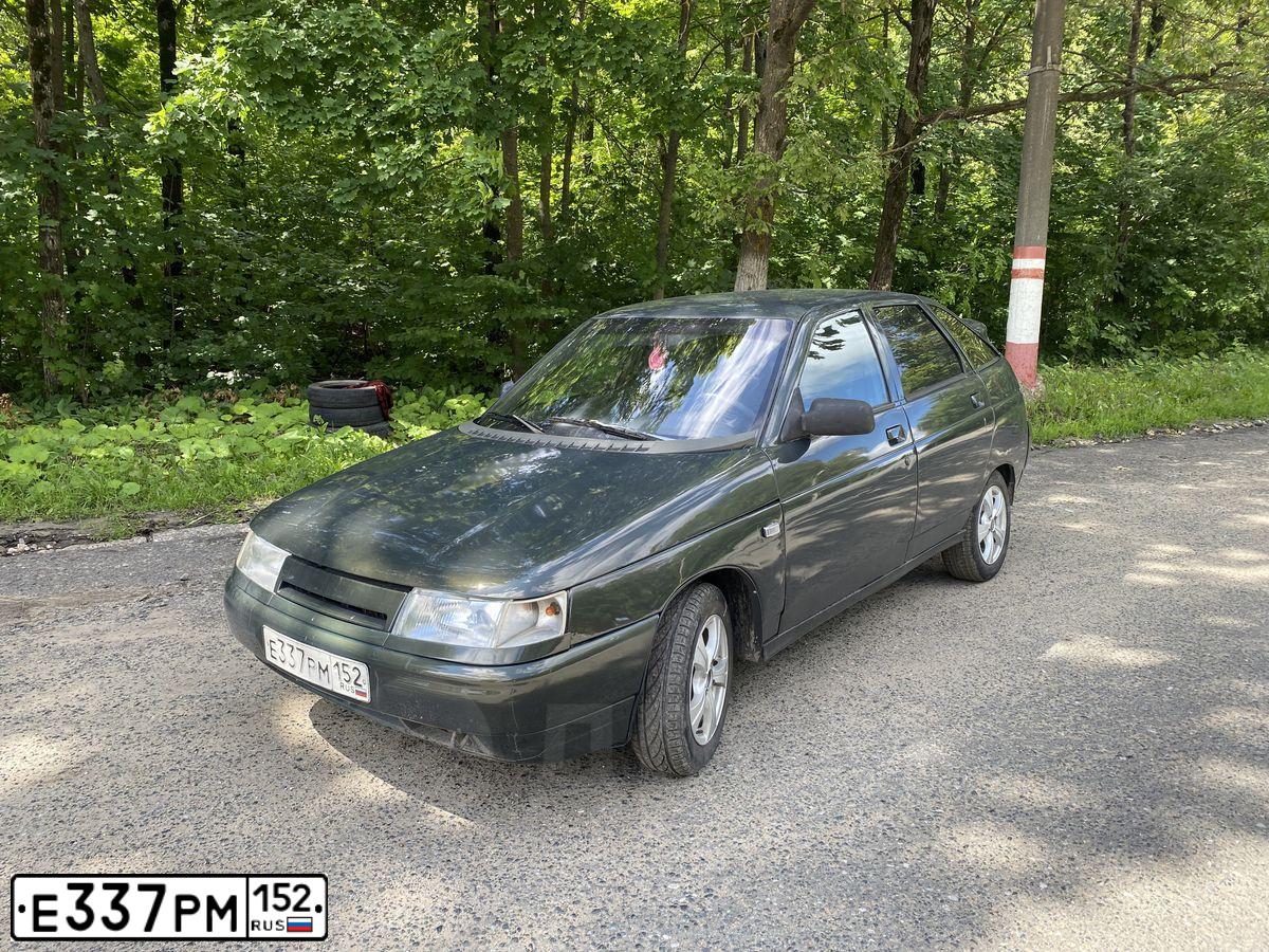 Фото автомобиля LADA 2112 LADA, 2006 — госномер М158ТТ13. Цвет: Темно-зеленый