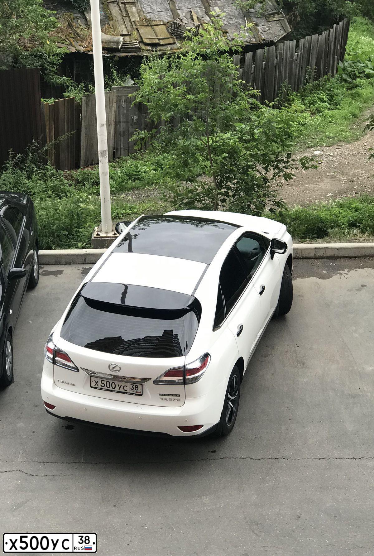 Фото автомобиля LEXUS RX, 2014 — госномер Т372ЕА138. Цвет: Белый