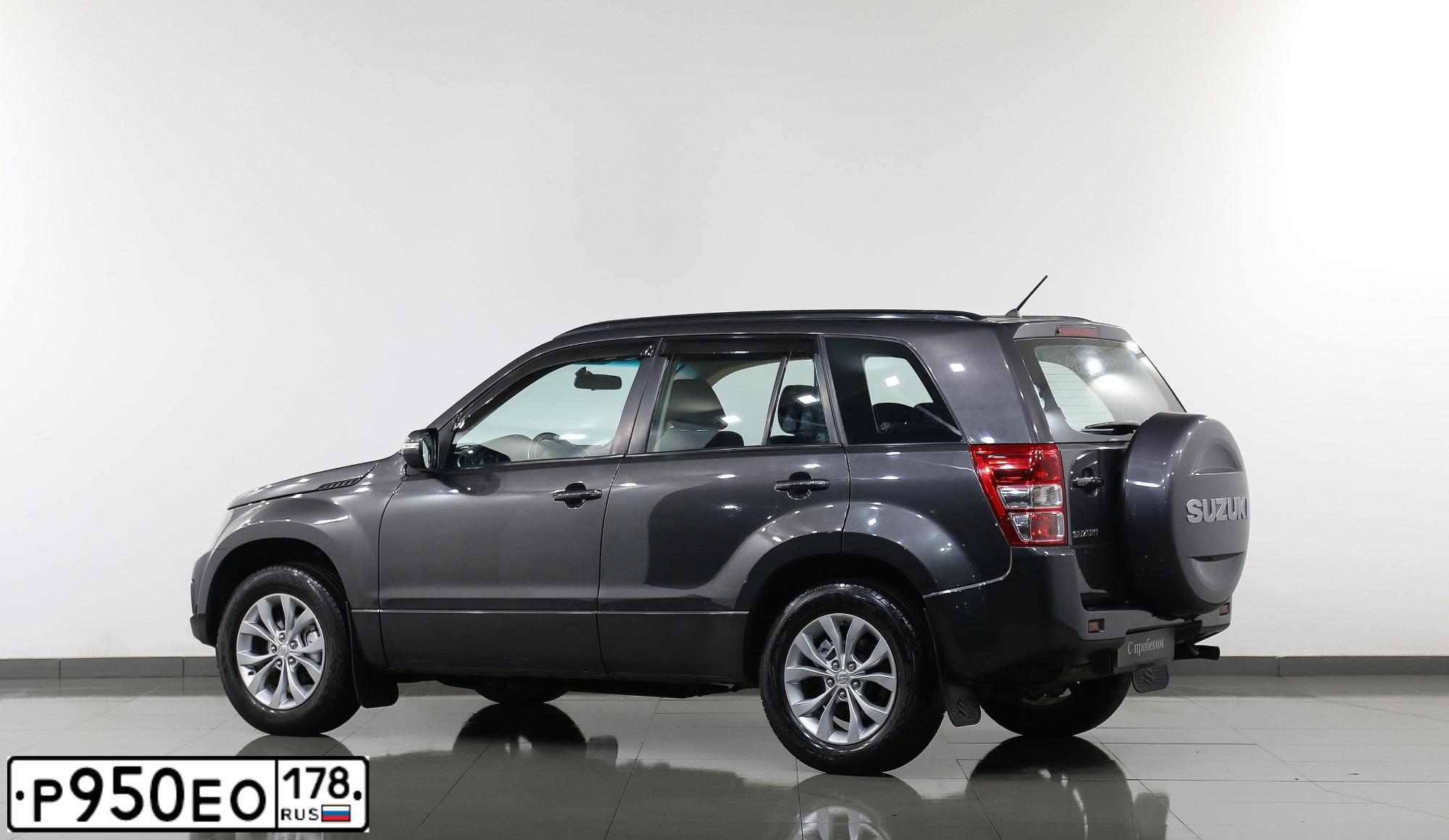 Фото автомобиля SUZUKI /GRAND/ VITARA, 2014 — госномер Р950ЕО178. Цвет: СЕРЫЙ