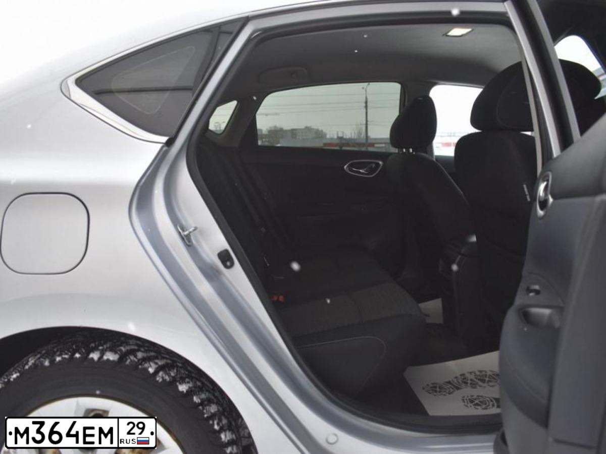 Фото автомобиля NISSAN SENTRA/LUCINO/, 2014 — госномер О120МК29. Цвет: СЕРЕБРИСТЫЙ