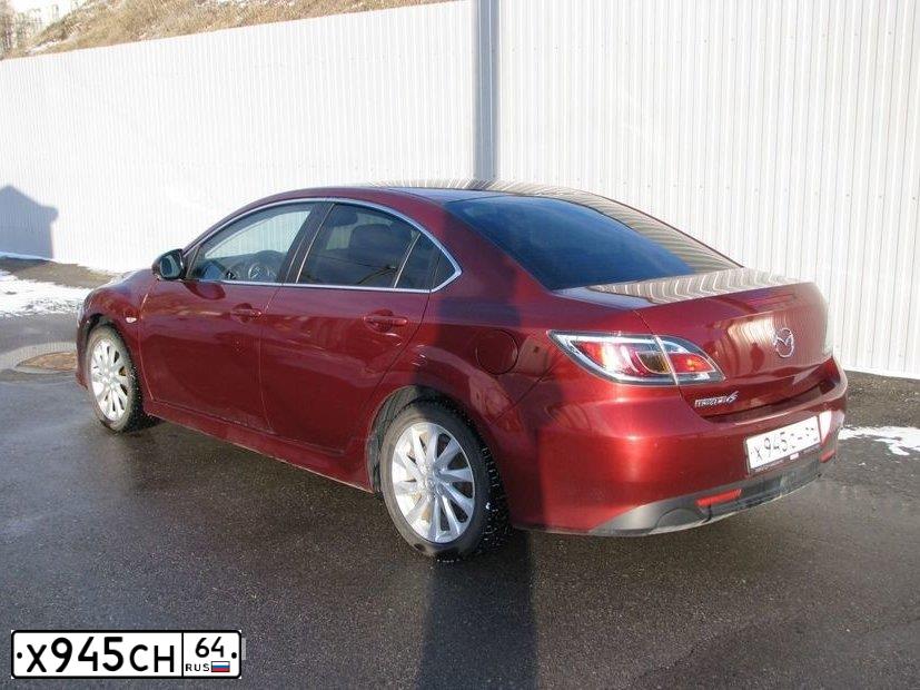 Фото автомобиля MAZDA 6, 2012 — госномер М831АК198. Цвет: Красный