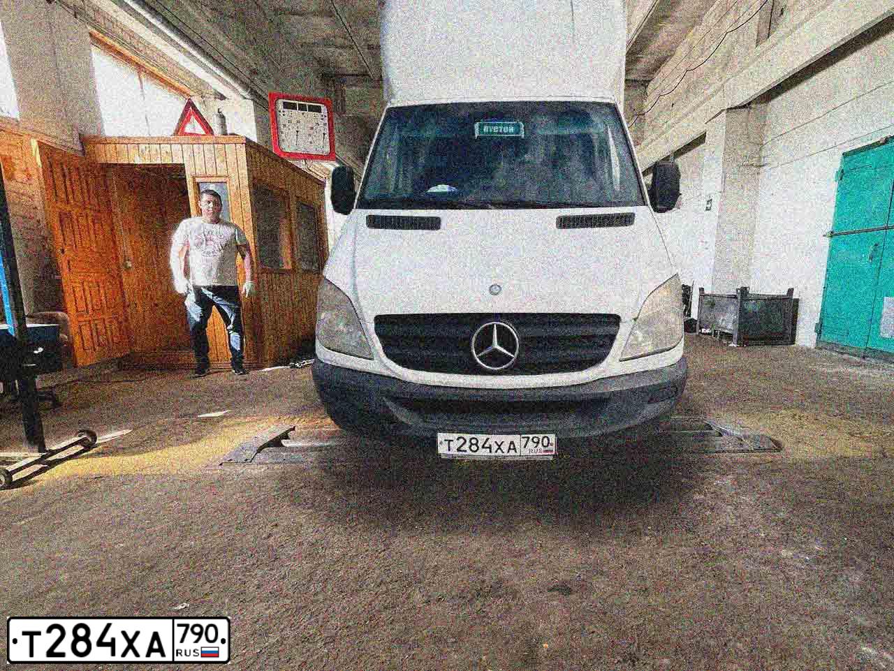 Фото автомобиля МЕРСЕДЕС-БЕНЦ 311 CDI СПРИНТЕР, 2007 — госномер М883ТЕ797. Цвет: Белый