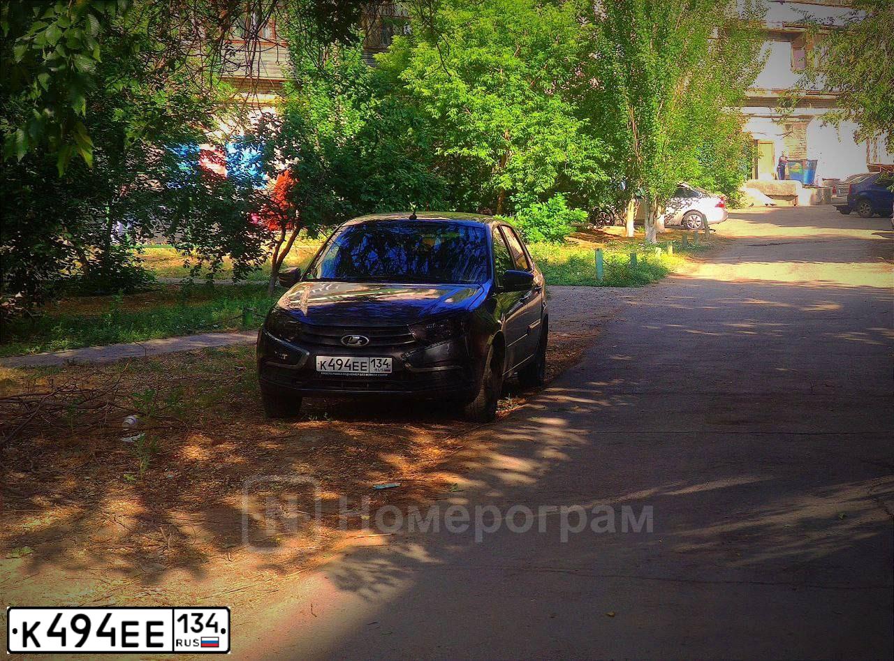 Фото автомобиля LADA 2190 GRANTA, 2020 — госномер К594ЕЕ134
