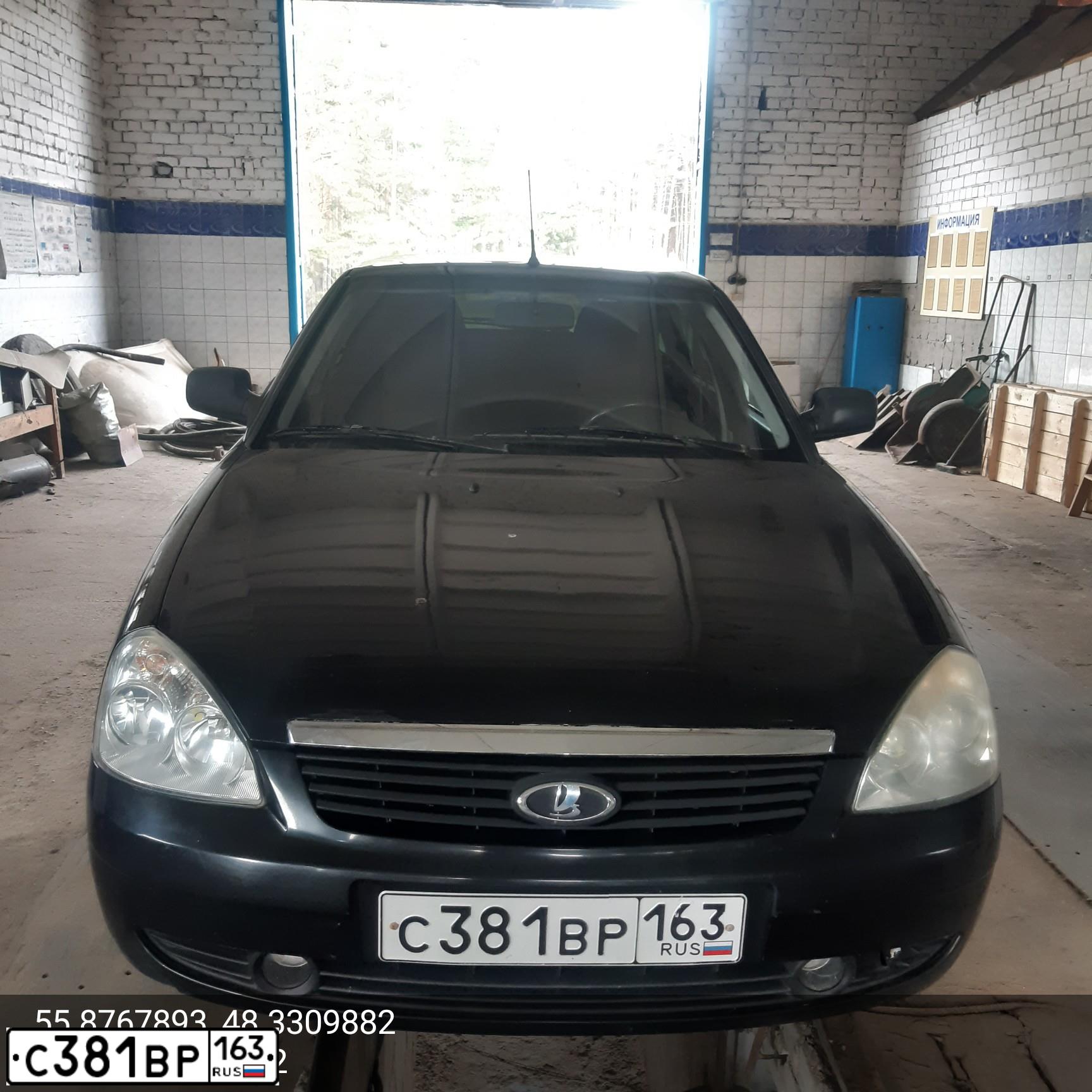 Фото автомобиля LADA PRIORA, 2010 — госномер Н279ХТ12. Цвет: Сине-Черный