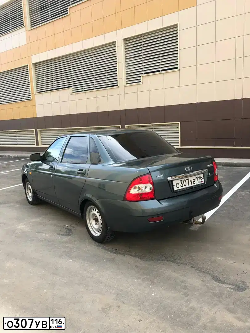 Фото автомобиля LADA 2170 PRIORA, 2011 — госномер О307УВ116. Цвет: СЕРО-СИНЕ-ЗЕЛЕНЫЙ