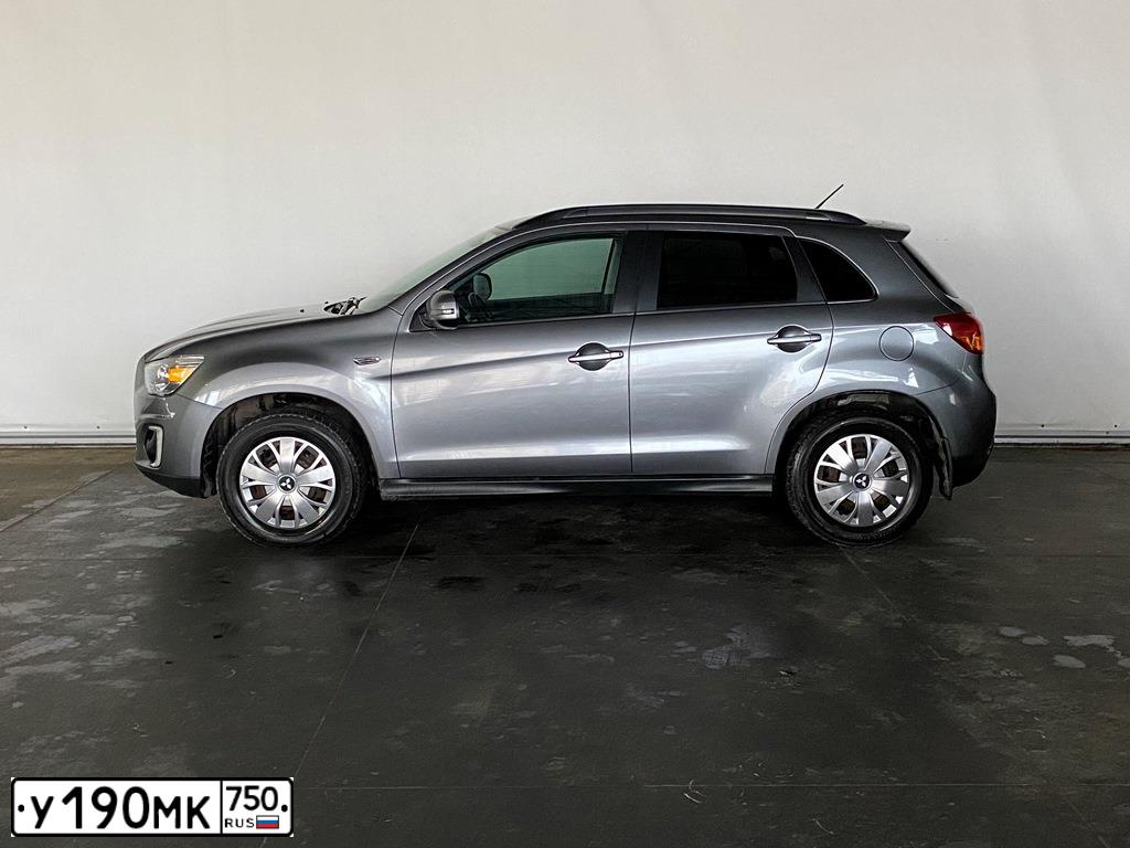 Фото автомобиля MITSUBISHI ASX, 2014 — госномер У190МК750. Цвет: Серый