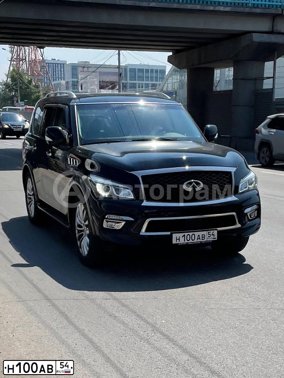 Фото автомобиля TOYOTA LANDCRUISER, 2014 — госномер Н100АВ54. Цвет: ЧЕРНЫЙ