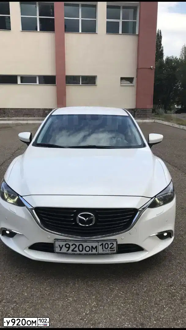 Фото автомобиля MAZDA 6, 2015 — госномер Х505АМ59. Цвет: Белый
